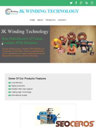 jkwindingtechnology.in tablet preview