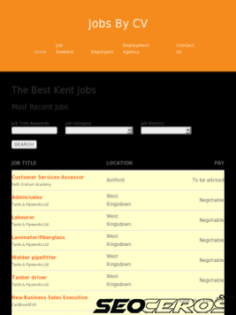 jobsbycv.co.uk tablet preview