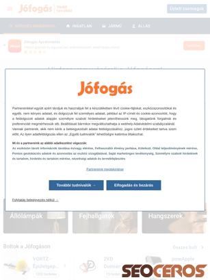 jofogas.hu tablet előnézeti kép