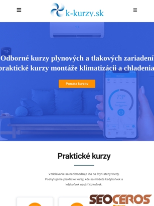 k-kurzy.sk tablet preview