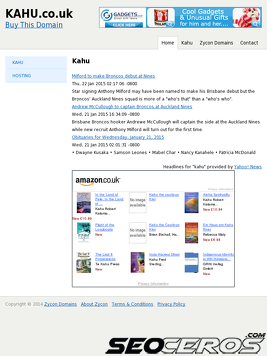 kahu.co.uk tablet preview