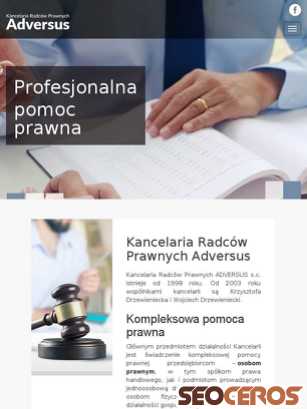 kancelaria-adversus.pl tablet previzualizare