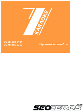 karaoke7.hu tablet előnézeti kép
