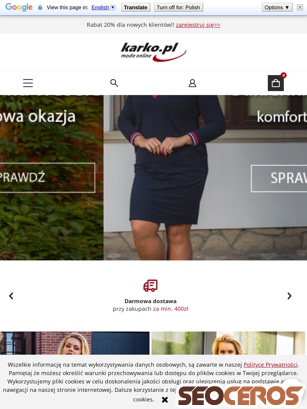 karko.pl tablet preview