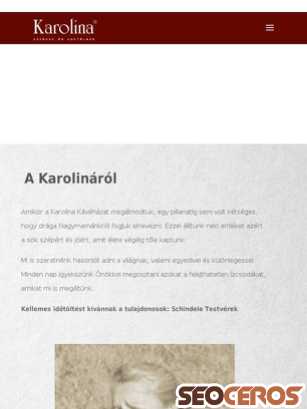 karolina.hu tablet előnézeti kép
