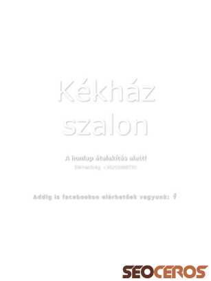 kekhazszalon.hu tablet प्रीव्यू 