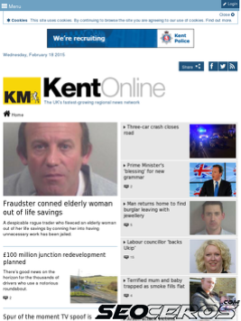 kentonline.co.uk tablet vista previa