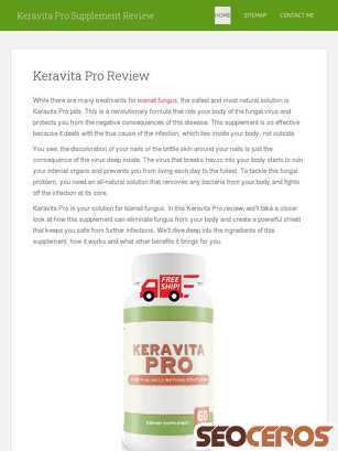 keravitaproinfo.com tablet preview