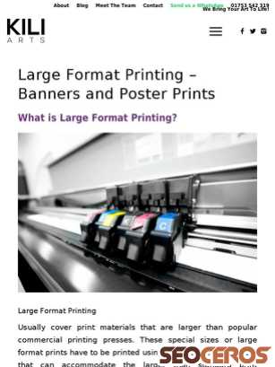kiliarts.co.uk/large-format-printing-banners-and-poster-prints tablet preview