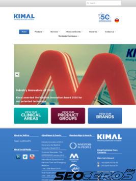 kimal.co.uk tablet preview