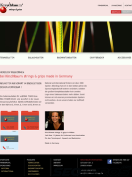 kirschbaum-strings.de tablet előnézeti kép