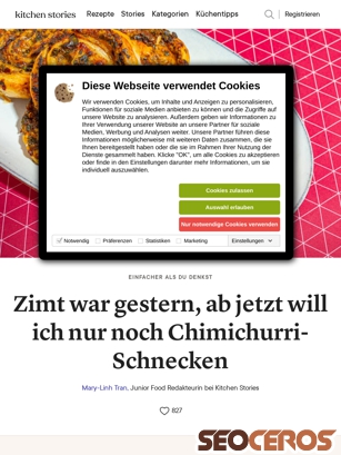kitchenstories.com/de tablet Vorschau