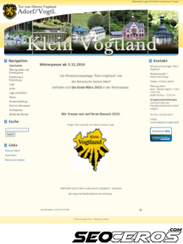 klein-vogtland.de tablet előnézeti kép