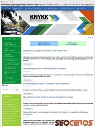knykk.hu tablet előnézeti kép