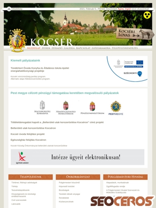 kocser.hu tablet előnézeti kép