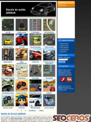 kocsis-jatekok.com tablet vista previa