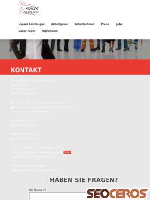 konik-jobexpress.de tablet náhľad obrázku