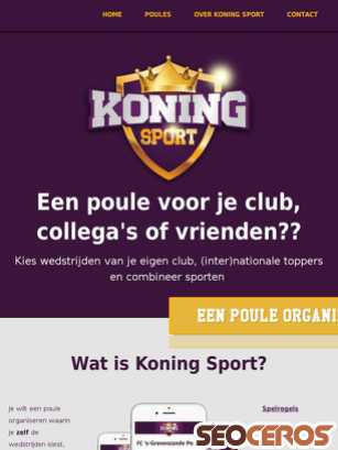 koningsport.nl tablet preview
