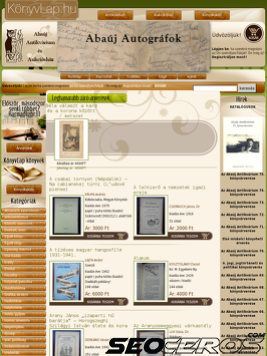 konyvlap.hu tablet előnézeti kép