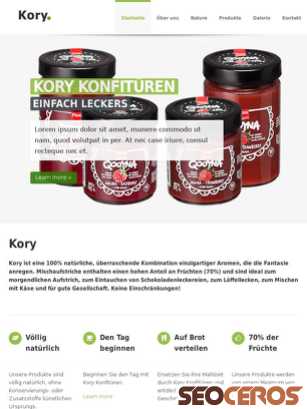 kory.lu.rs tablet Vorschau