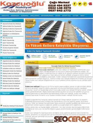 kozcuogluevdenevenakliyat.com tablet előnézeti kép