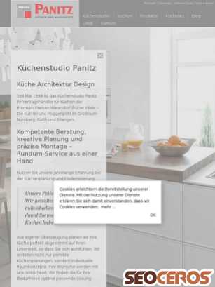 kuechen-panitz.de tablet preview