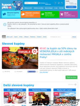 kuponplus.cz tablet preview