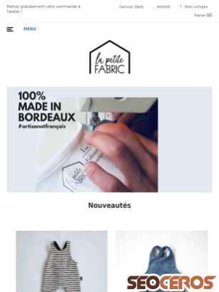 la-petite-fabric.fr tablet förhandsvisning