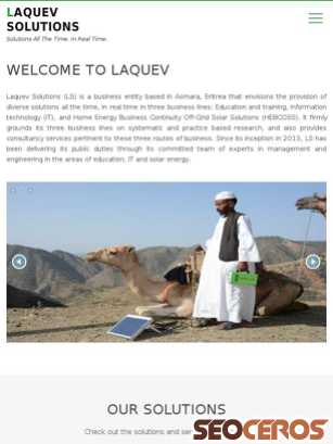 laquev.com tablet förhandsvisning
