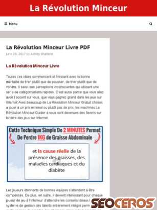 larevolutionminceurpdf.com tablet previzualizare