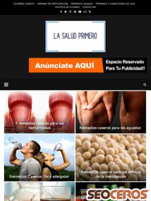lasaludprimero.com.ve tablet náhľad obrázku
