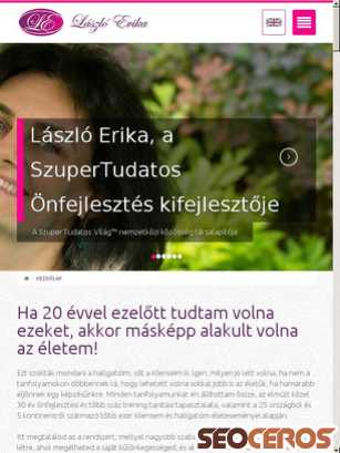 laszloerika.hu tablet Vista previa