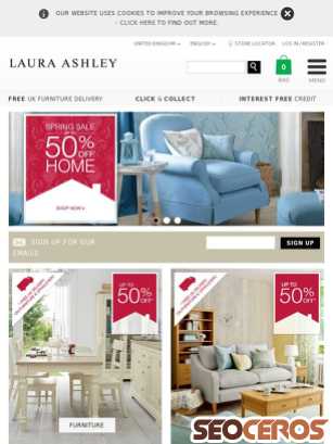 lauraashley.com tablet preview