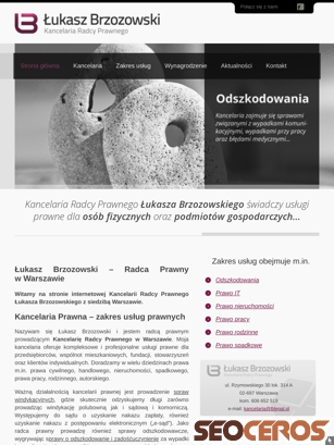 lblegal.pl tablet előnézeti kép