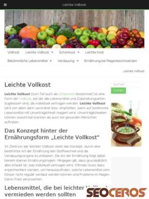 leichte-vollkost.de tablet előnézeti kép