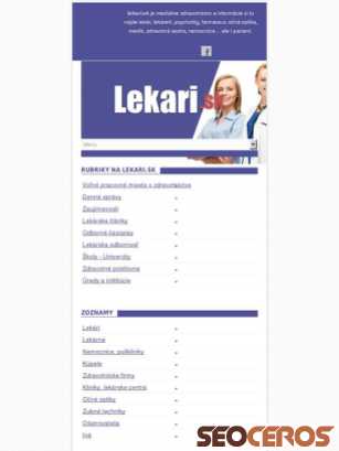 lekari.sk tablet vista previa