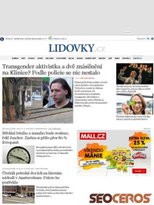 lidovky.cz tablet előnézeti kép