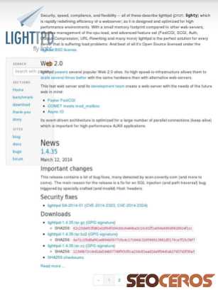 lighttpd.net tablet vista previa
