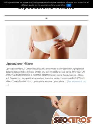 liposuzione-milano.info tablet förhandsvisning