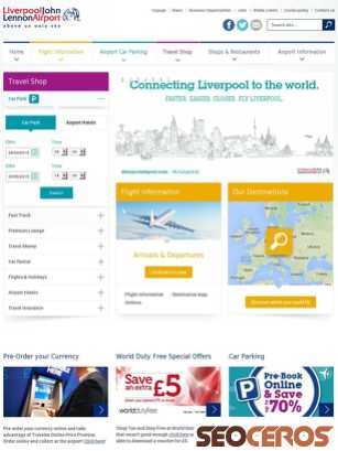 liverpoolairport.com tablet obraz podglądowy