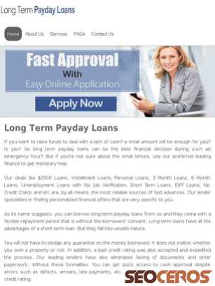 longtermpaydayloans.ca tablet preview