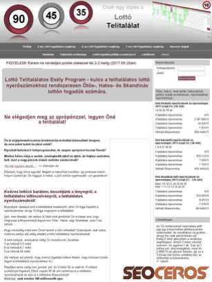 lottomania.hu tablet előnézeti kép