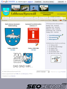 luebbenau-spreewald.de tablet előnézeti kép