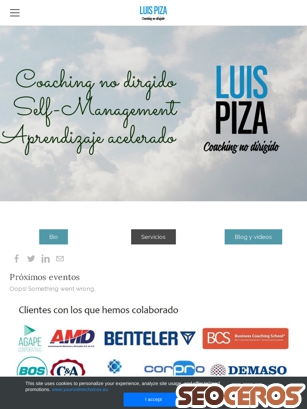 luispiza.com tablet előnézeti kép