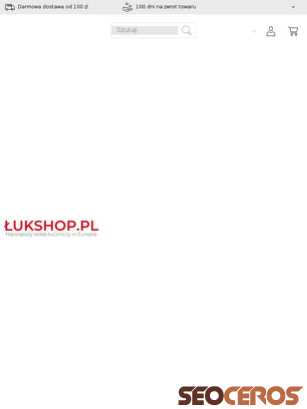 lukshop.pl tablet előnézeti kép
