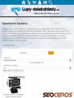 lupy-dalekohledy.cz/cz-kategorie_451555-0-sprotovni-kamery.html tablet preview