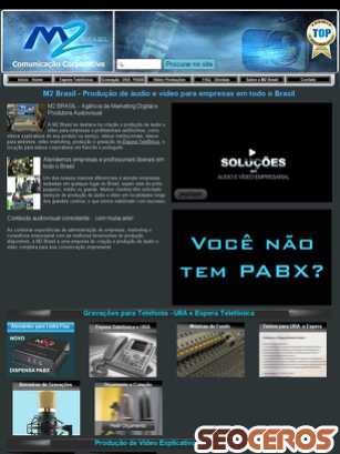 m2brasil.com.br tablet Vista previa