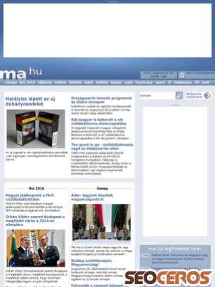 ma.hu tablet előnézeti kép