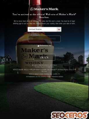 makersmark.com tablet náhled obrázku
