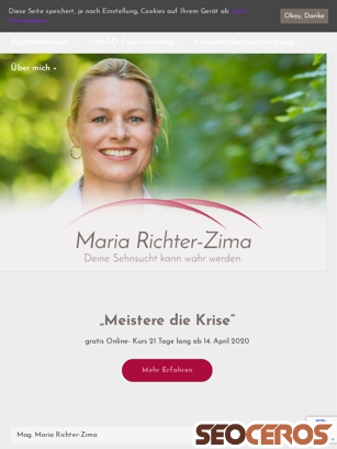 mariarichterzima.com tablet előnézeti kép